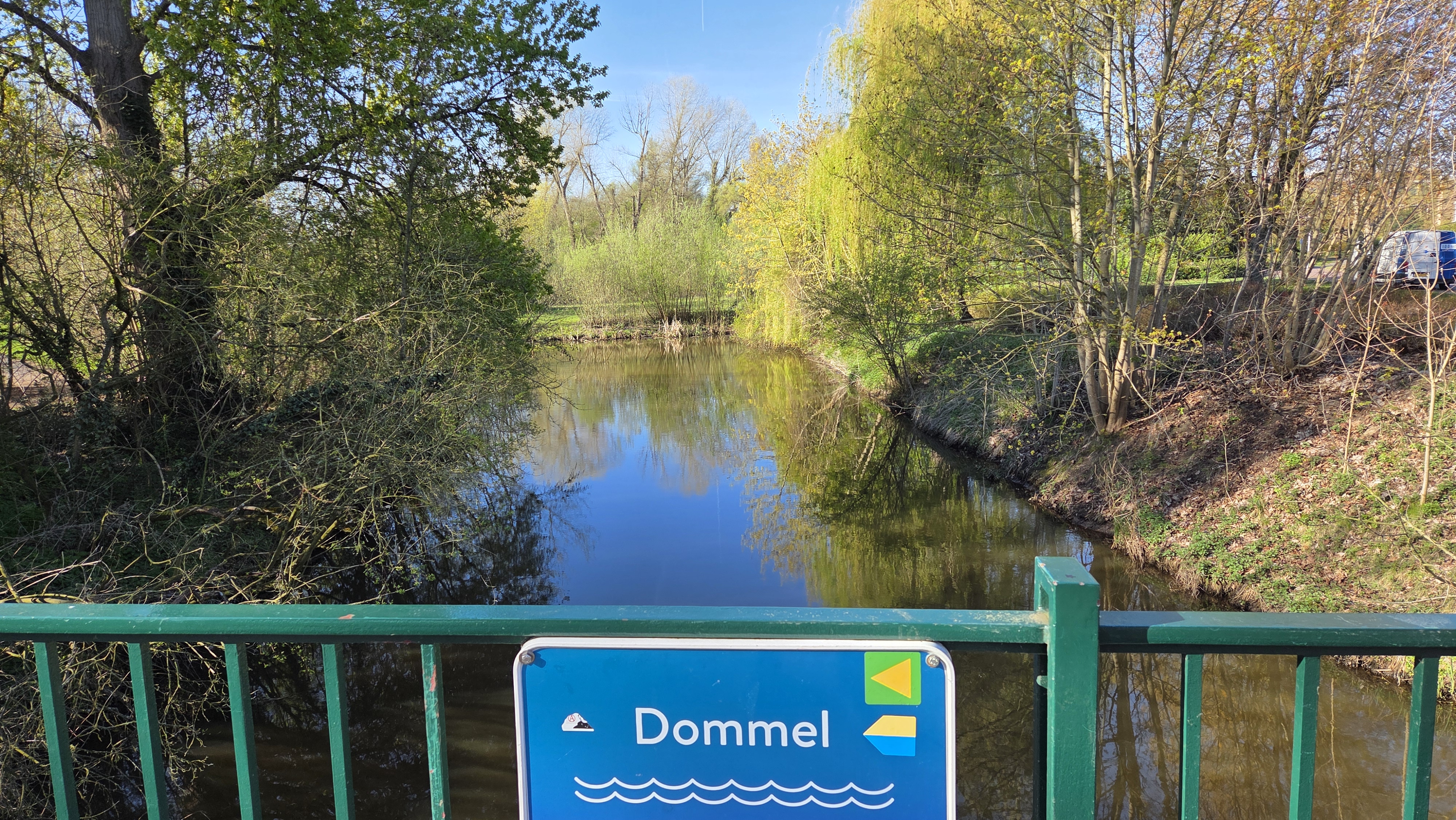 Uitzicht op de Dommel vlak na halte 1